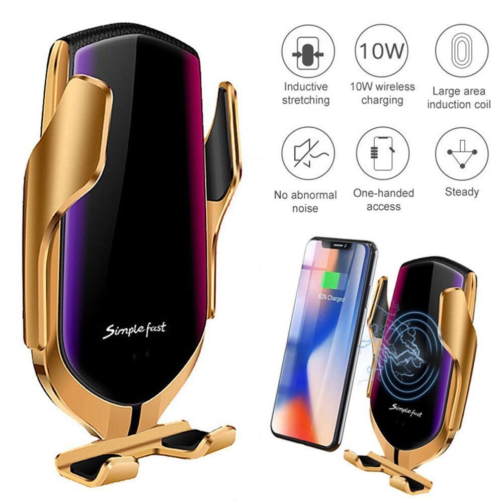 10W Wireless Car Charger & Phone Mount
