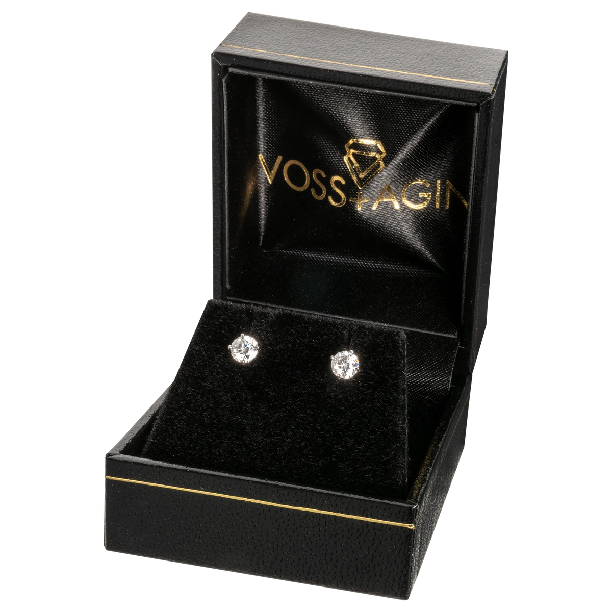 Cordell Christopher Certified Moissanite Stud Earrings