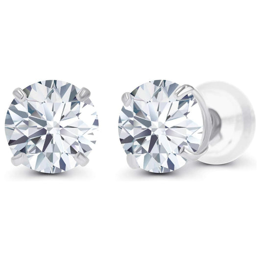 Cordell Christopher Certified Moissanite Stud Earrings