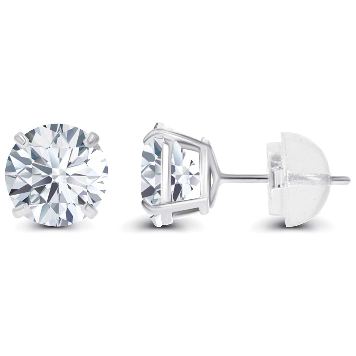 Cordell Christopher Certified Moissanite Stud Earrings