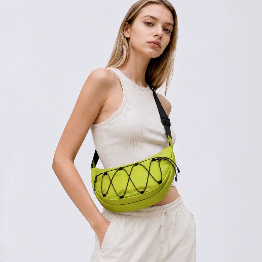 Airy Nylon Crescent Sling Bag