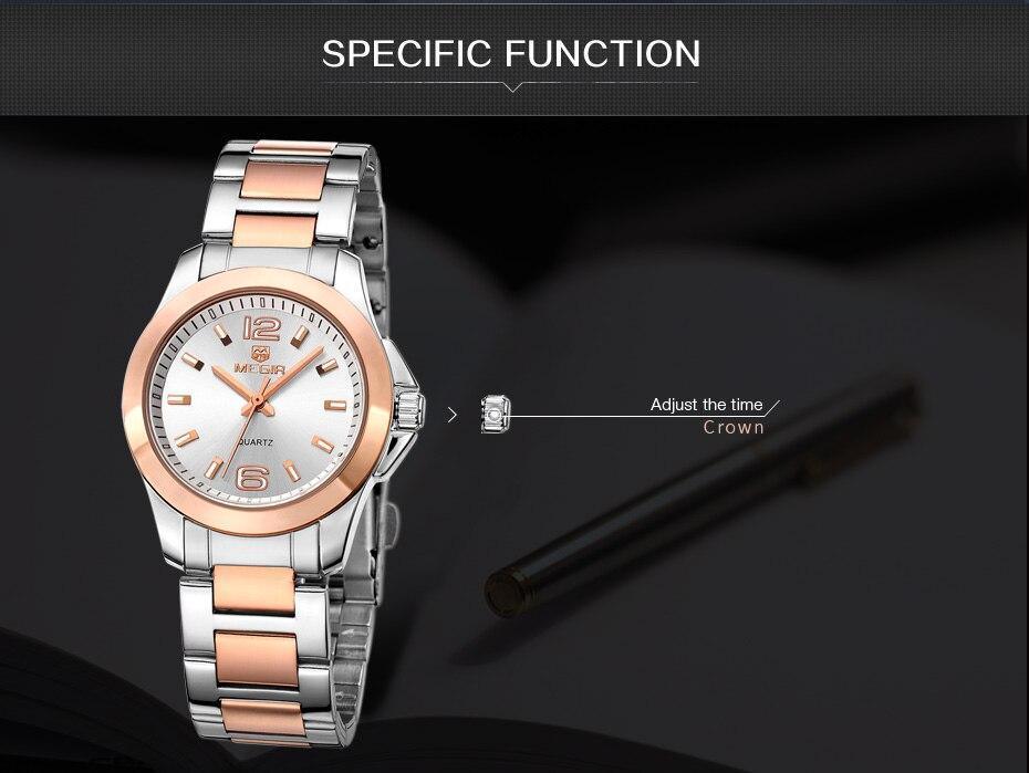 Cordell Christopher Women's Luxury Gold Rose Watch