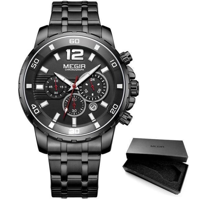 Cordell Christopher Men's Luxury Gold Business Watch