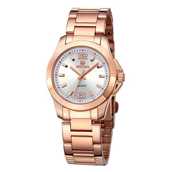 Cordell Christopher Women's Luxury Gold Rose Watch