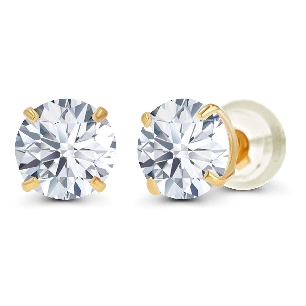 Cordell Christopher Certified Moissanite Stud Earrings
