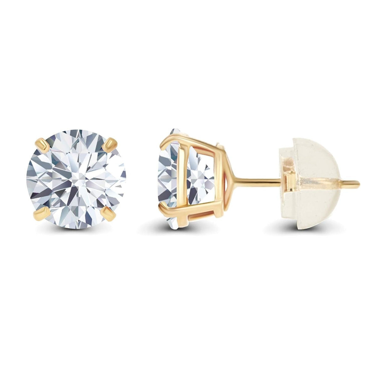 Cordell Christopher Certified Moissanite Stud Earrings